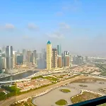 Fantastic Downtown Skyline Und Sea View 44Th Floor Pool Gym Luxury Studio
