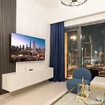 Lux Apartment I Full Burj View - 1 Min Dubai Mall