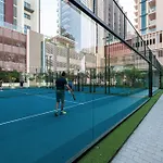 High-End 1Br-Panoramic Views, Pool With Burj Khalifa View, Padel & Rooftop Bbq Experience