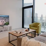 Downtown Dreams I Modern 2Br Getaway I Iconic Full Burj Khalifa Views I Near Dubai Mall