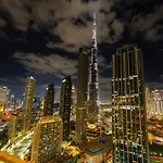 Modern High Rise 2Br Apartment With Burj Khalifa Views, Steps From Dubai Opera And Near Dubai Mall