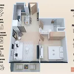 1Br In Azizi Riviera 43 By Stay In Homes - Near Business Bay - Pool - Gym - Parking