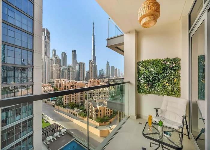 Downtown Dubai With Burj Khalifa View Haven Heights Holiday Homes