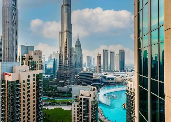King 1Br Apartment With Burj Khalifa & Fountain View
