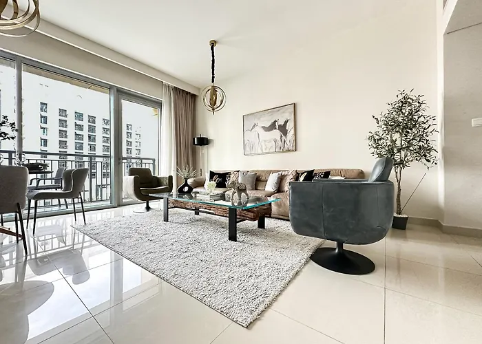 Trophy Lux 2Br Creek Harbour Suites With Iconic Burj Khalifa Views