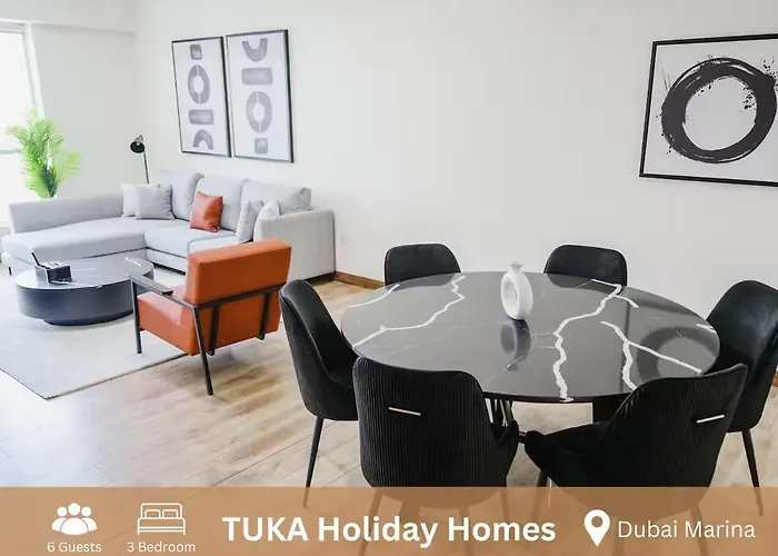 3-Bhk - Dubai Marina - 44Th Floor - 5Mins To Beach
