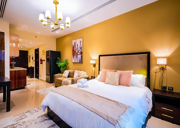 Cozy Studio With Burj Khalifa Views
