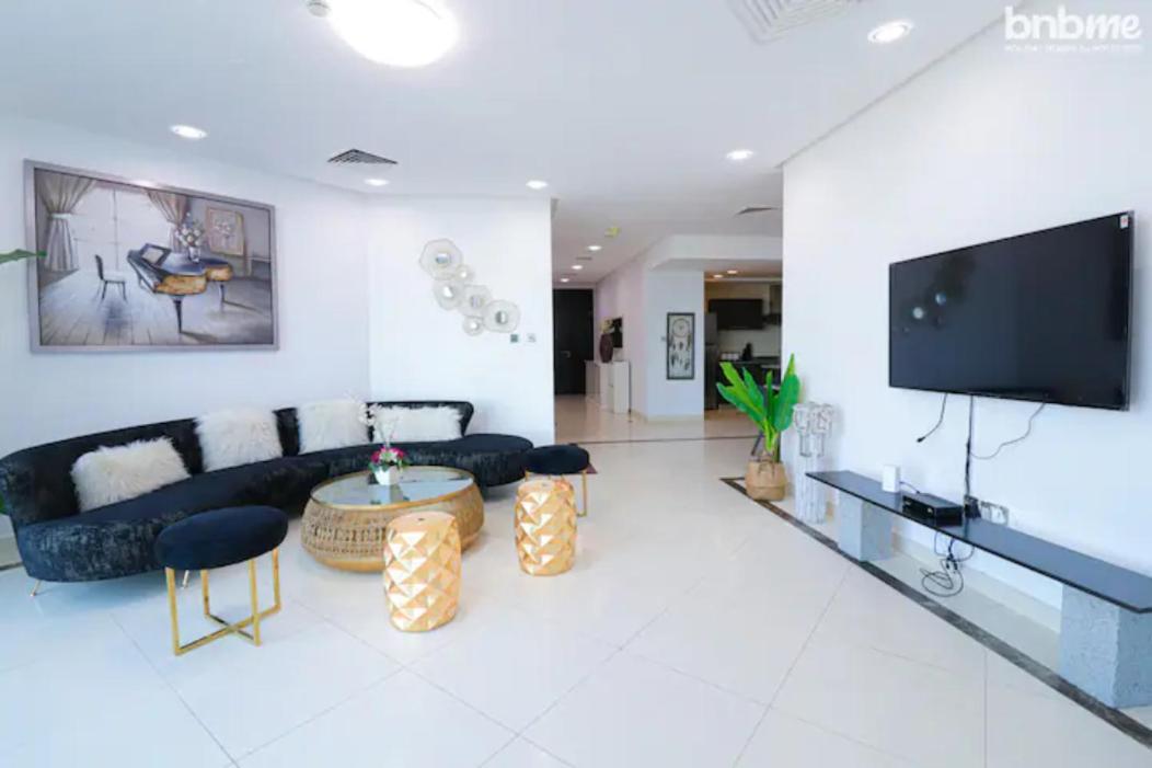 Bnbmehomes - Designer 3b - Sea Views - Marina Dubai