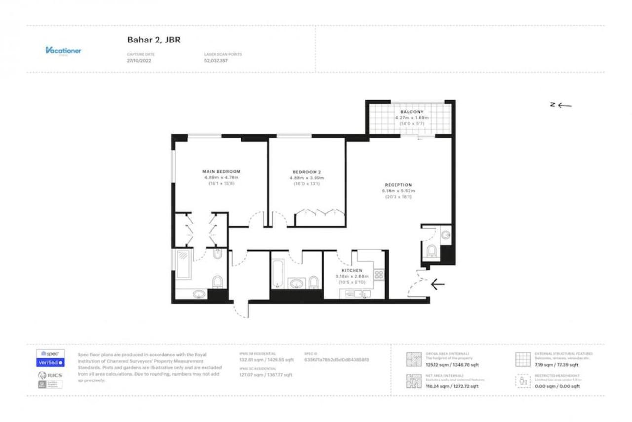 Bahar 2, Jbr - Stunning Two Bedroom *