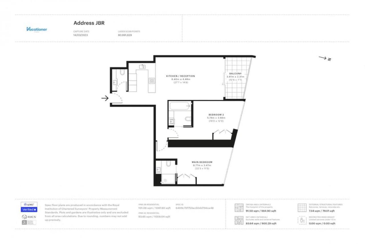 Address Residence, Jbr - Vibrant Two Bedroom * Dubai