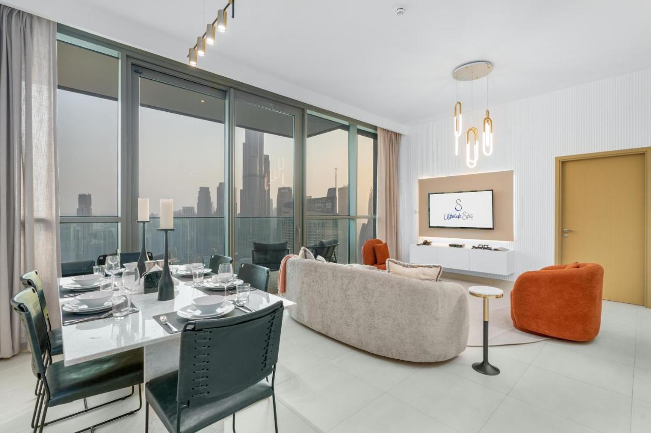 Ultimate Full Burj Khalifa & Downtown Views Designer Luxury High Floor Connected To Mall For 4 People Apartment