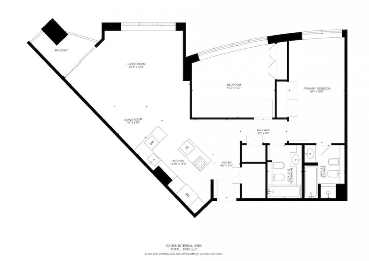Torch Tower - Spectacular Two Bedroom Apartment *