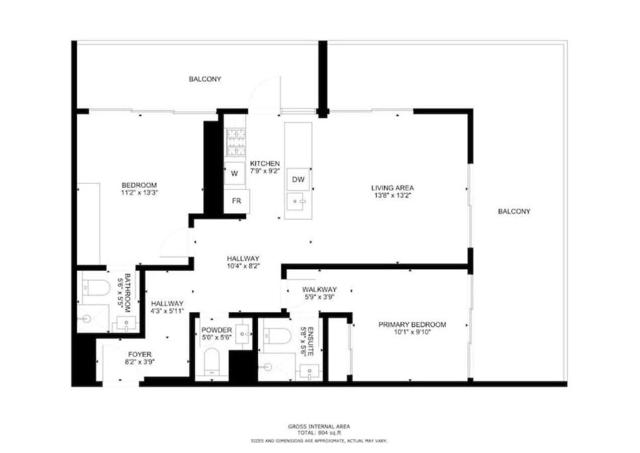 Binghatti Canal - Divine Two Bedroom