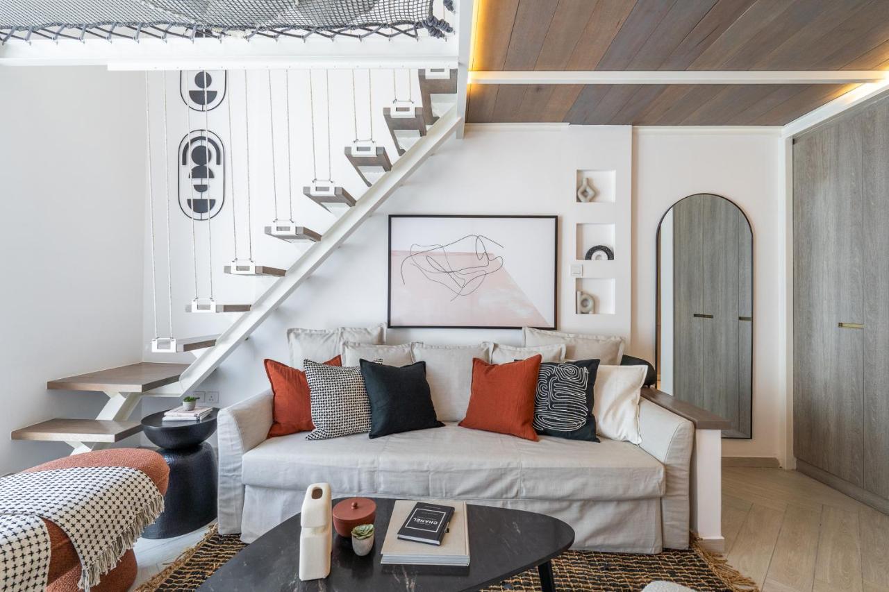 Apartment Fashionable Loft With Catamaran Net In Jvc *