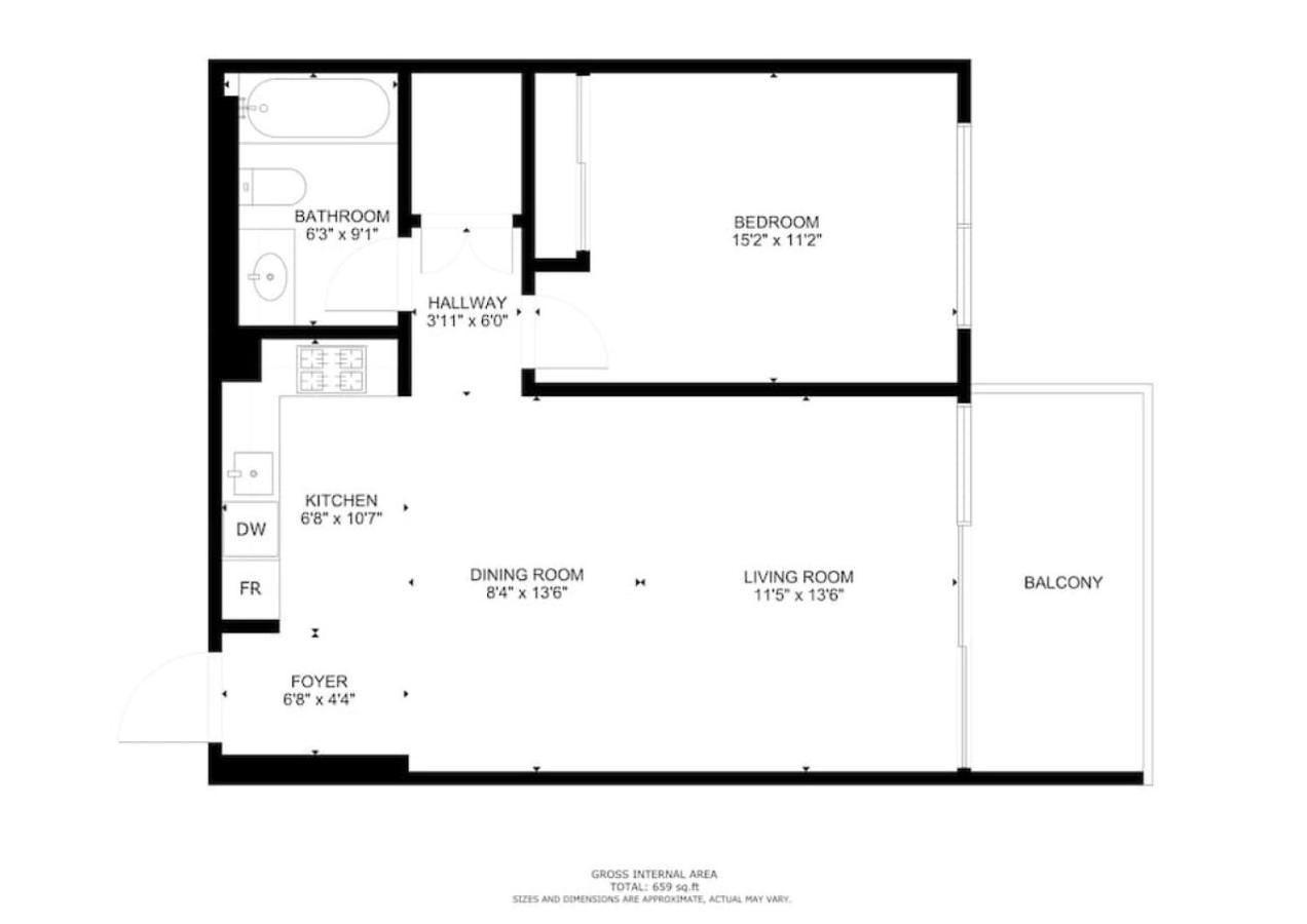 Isle - Bright One Bedroom Apartment
