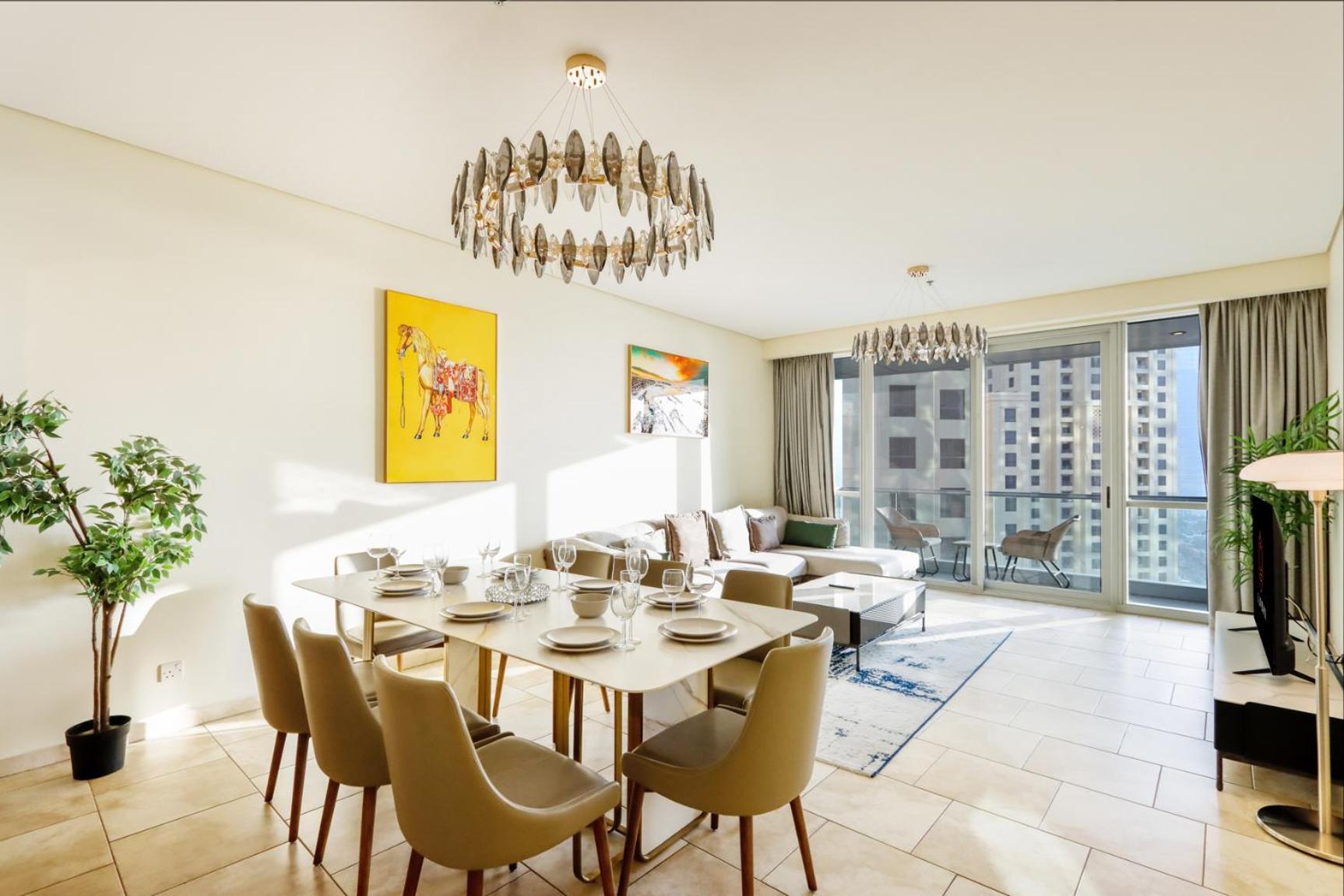 Heart Of Jbr - Al Fattan Marine Tower 3 Bedroom En-suite Maid With Sea View Dubai