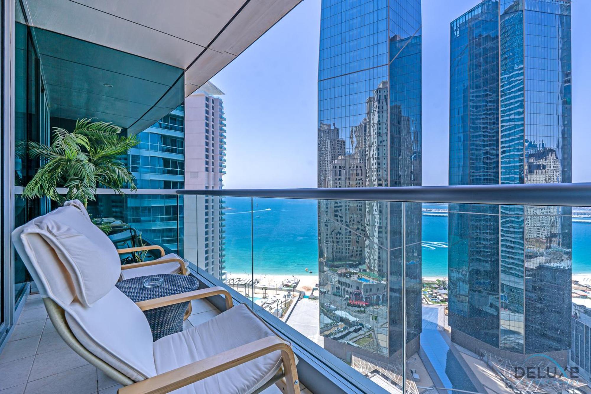 Sophisticated 3br W/ Assistant's At Al Fattan Marine Towers 2 Jbr By Deluxe Homes Apartment *