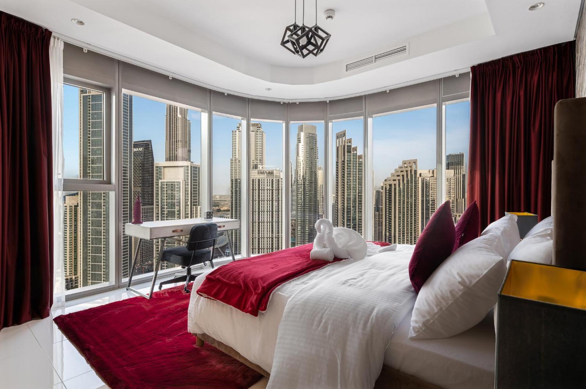 Apartment Super High Infinity Pool And Amazing Burj Khalifa View 3 Bedroom In Paramount Midtown