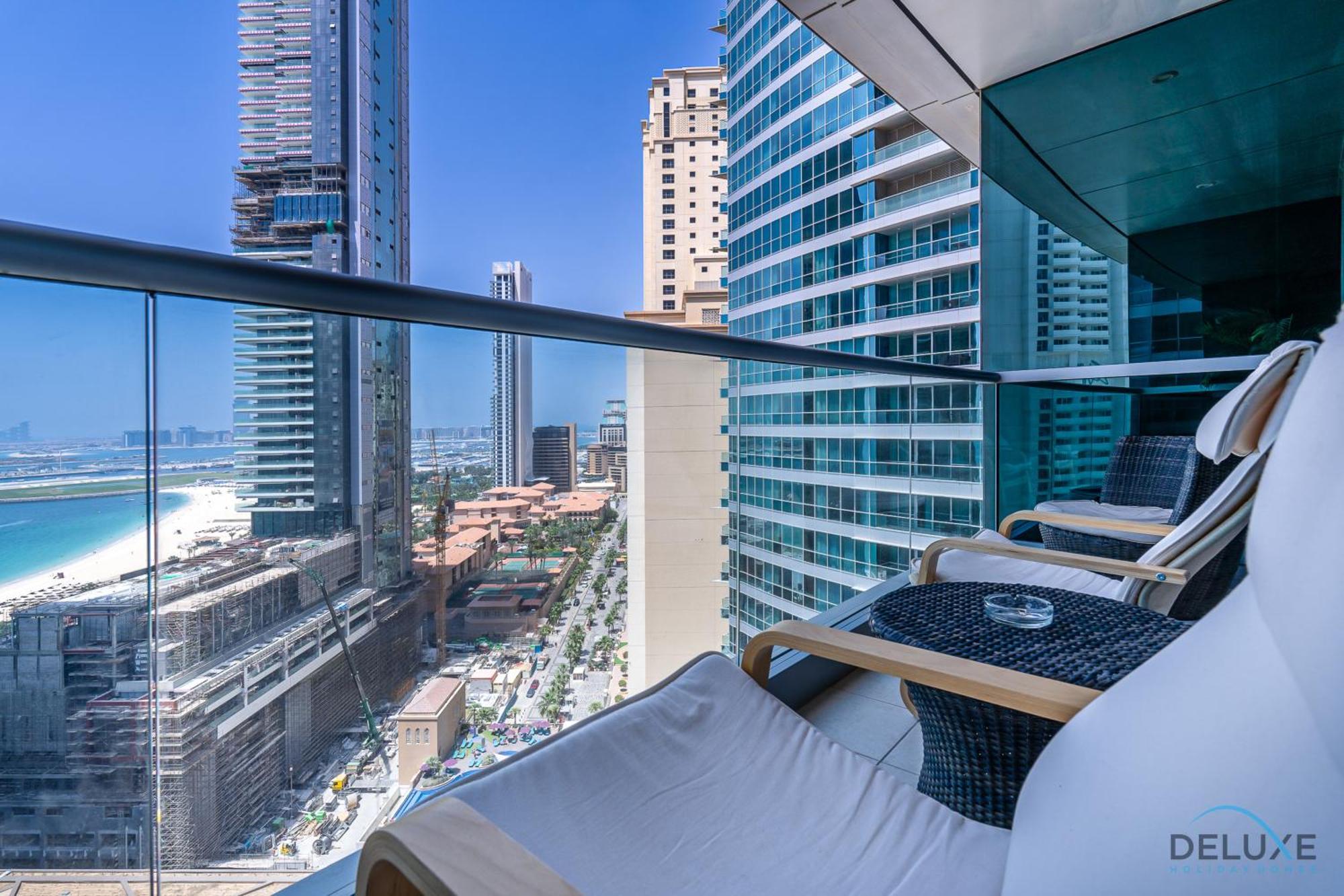 Sophisticated 3br W/ Assistant's At Al Fattan Marine Towers 2 Jbr By Deluxe Homes *