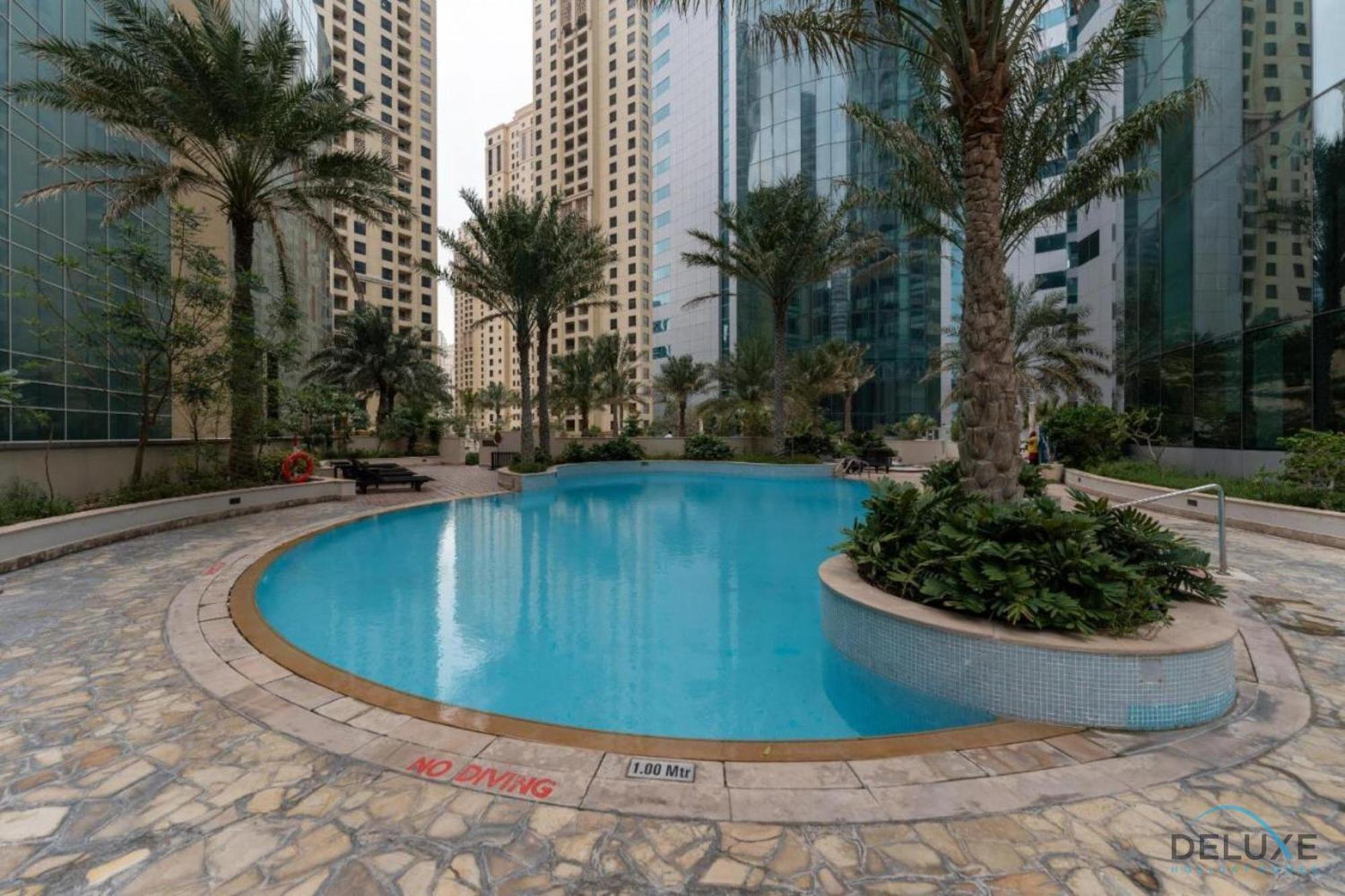 Apartment Sophisticated 3br W/ Assistant's At Al Fattan Marine Towers 2 Jbr By Deluxe Homes *