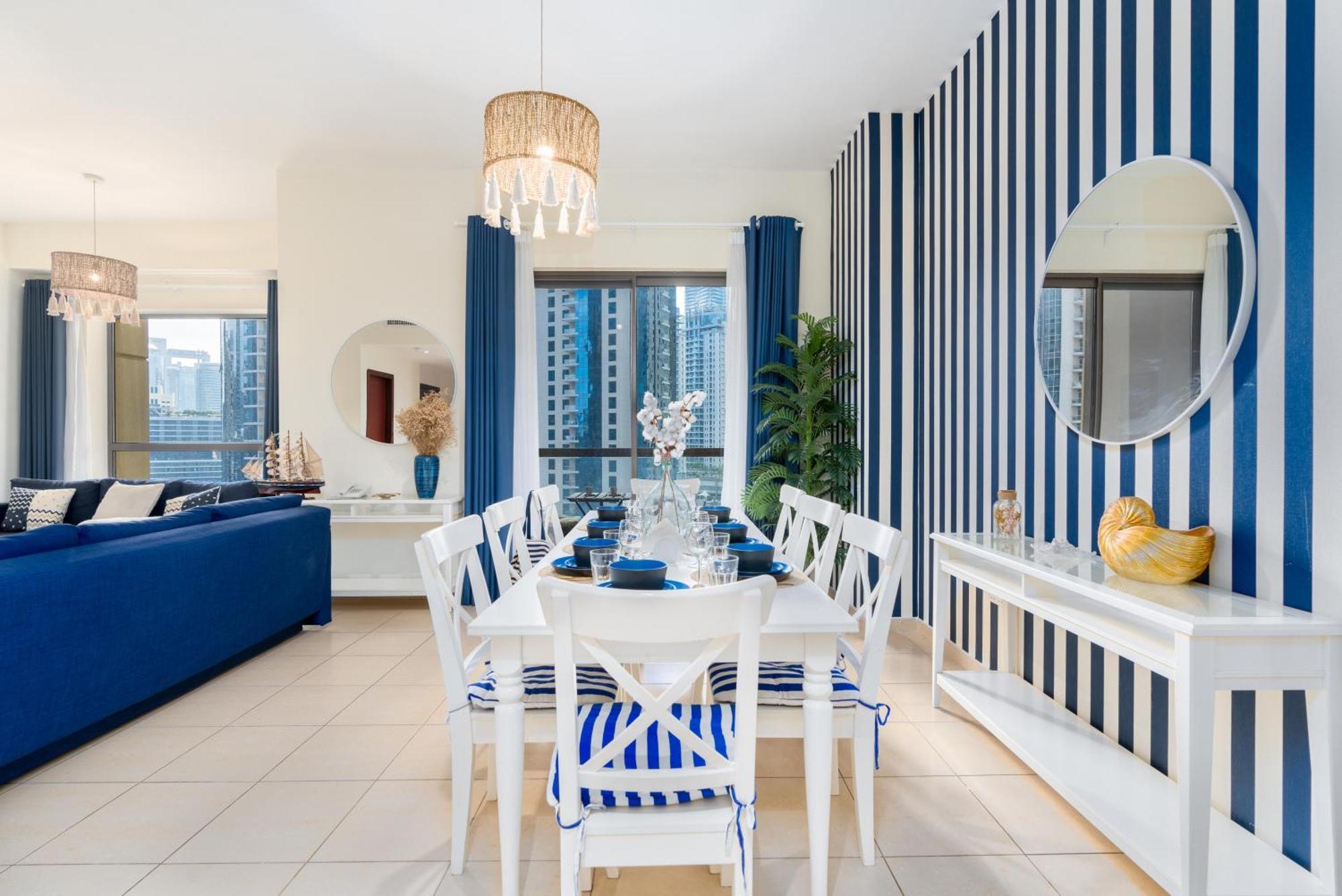 7 Beds / Jbr / Sea, Jbr And Ain Views / 3 Min Walk From Jbr / Large Groups And Families / Ideal Vacation Location Apartment *