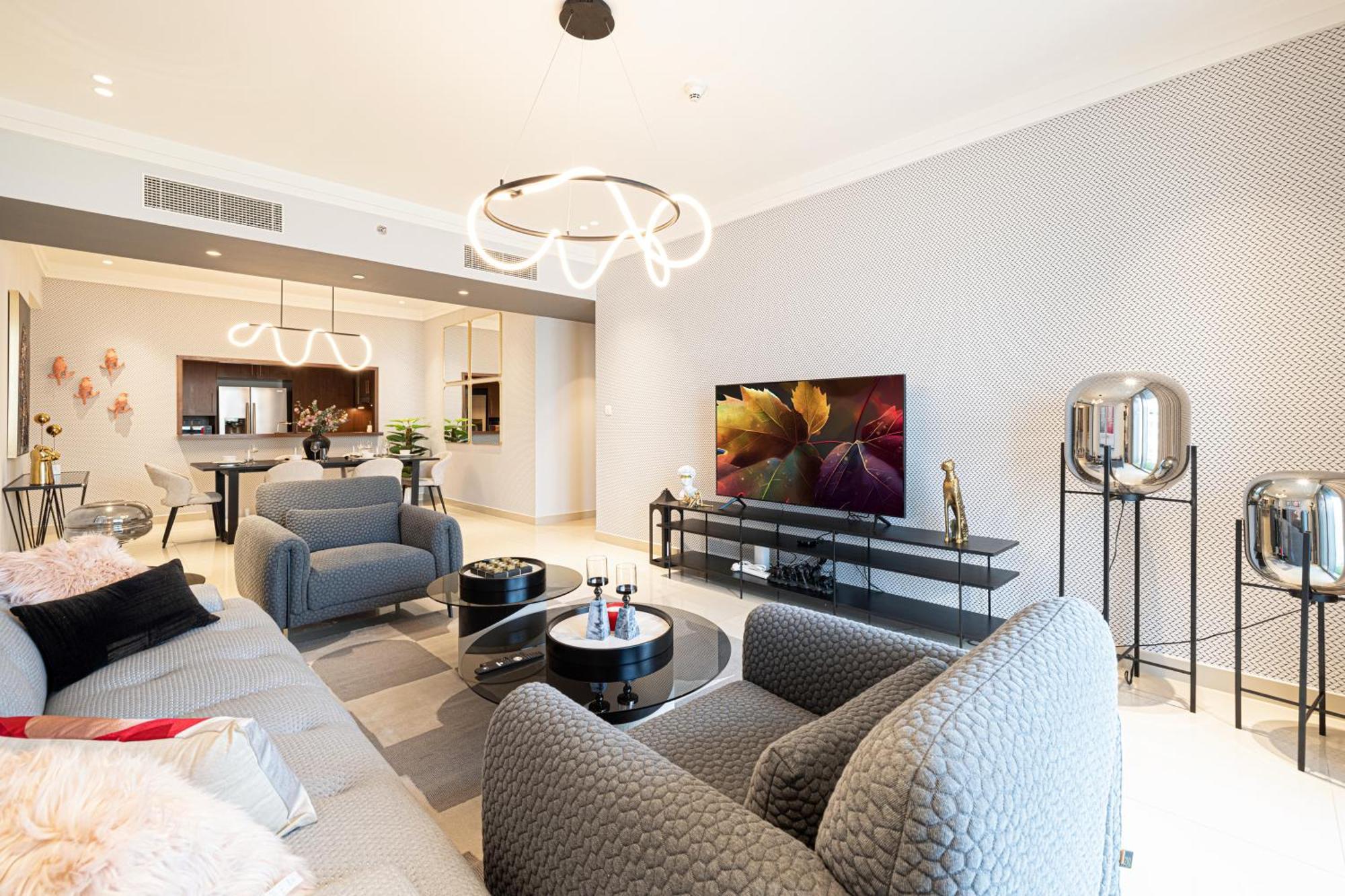 Apartment Modern 3br + Maid Connected To Mall