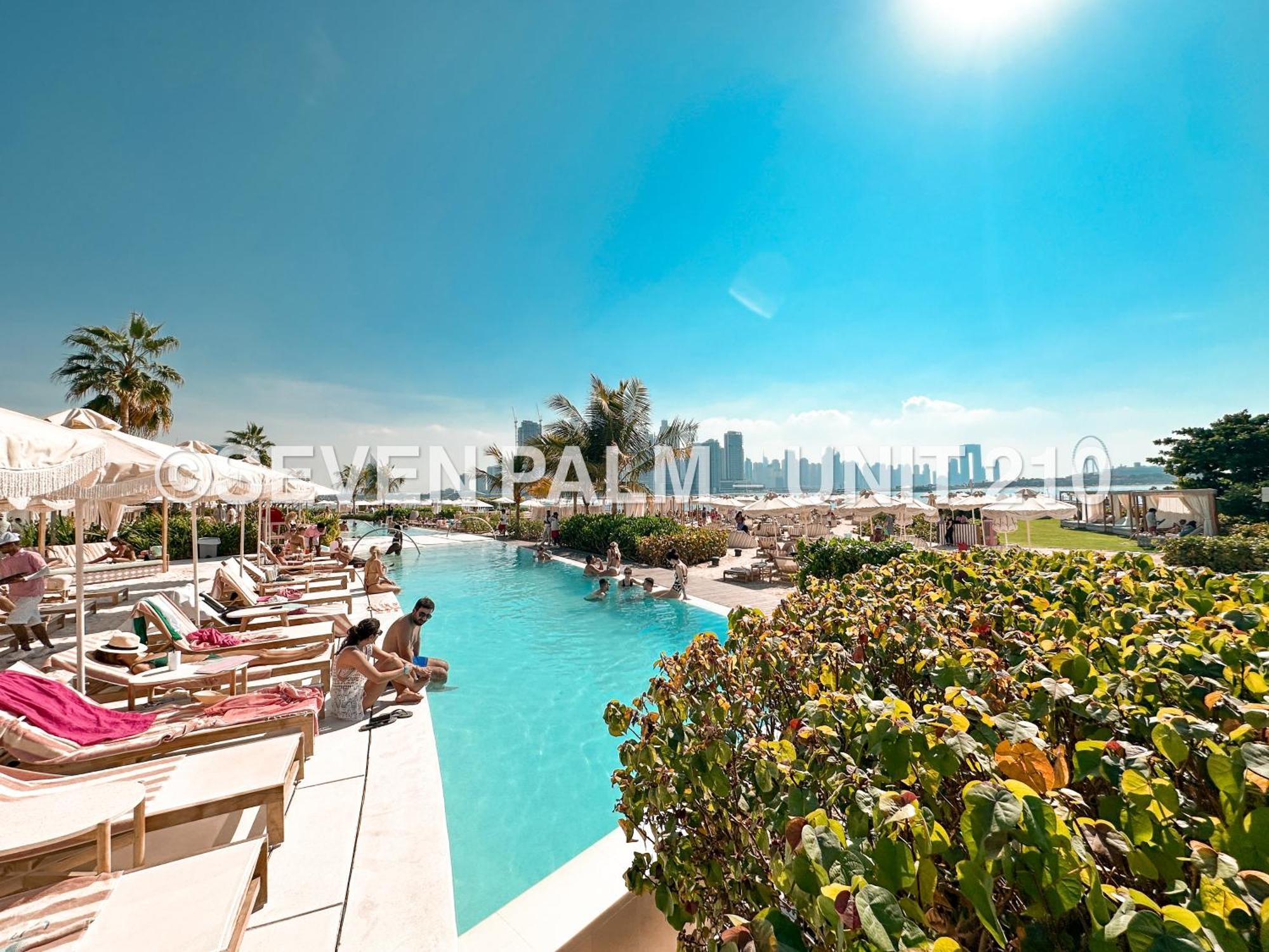 Apartment Luxus-studio Mit Private In Top-lage, Meerblick & Infinity Pool! Dubai
