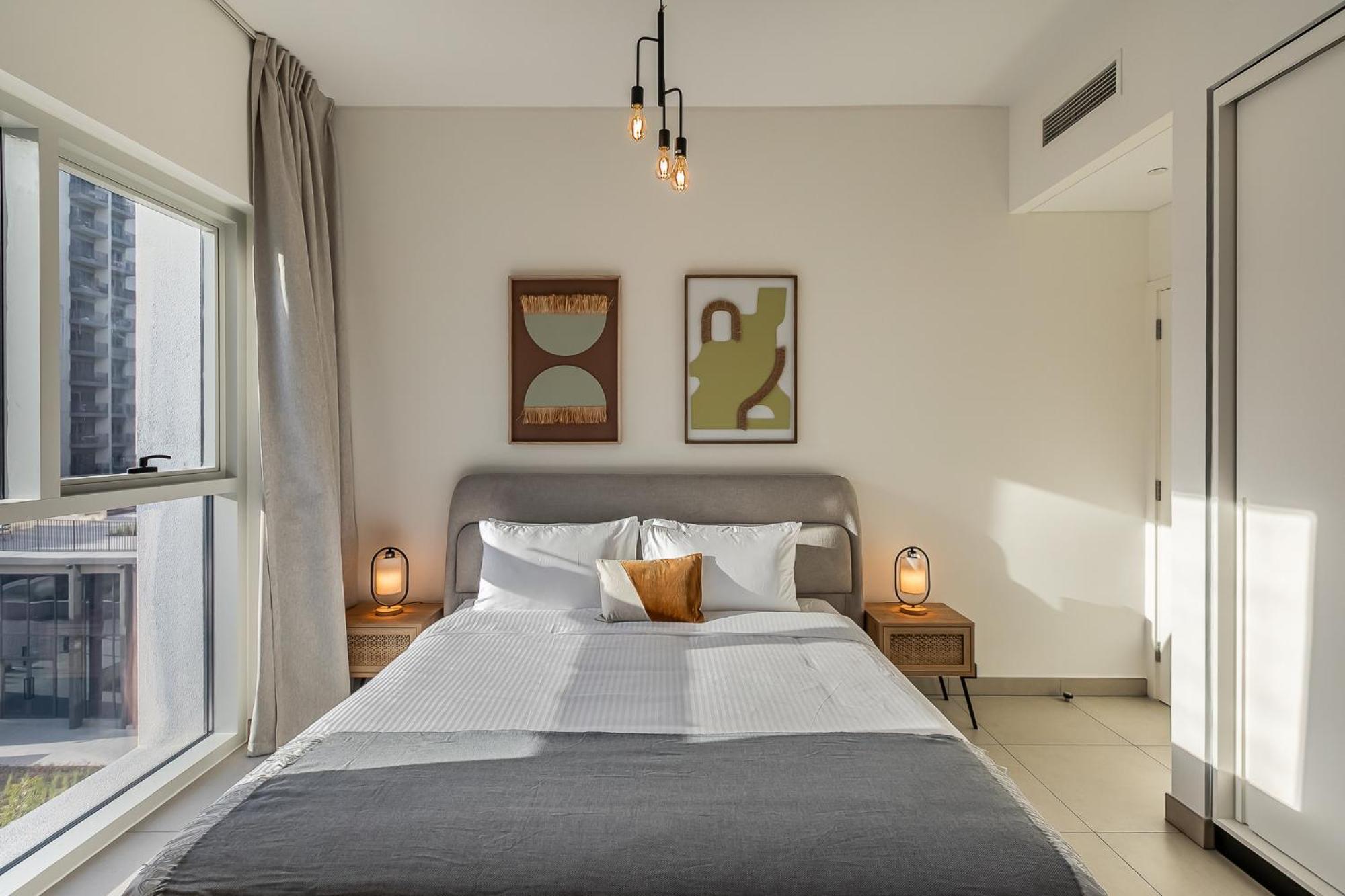 Apartment Upgraded Interior I Hills I View I Socio Tower Dubai