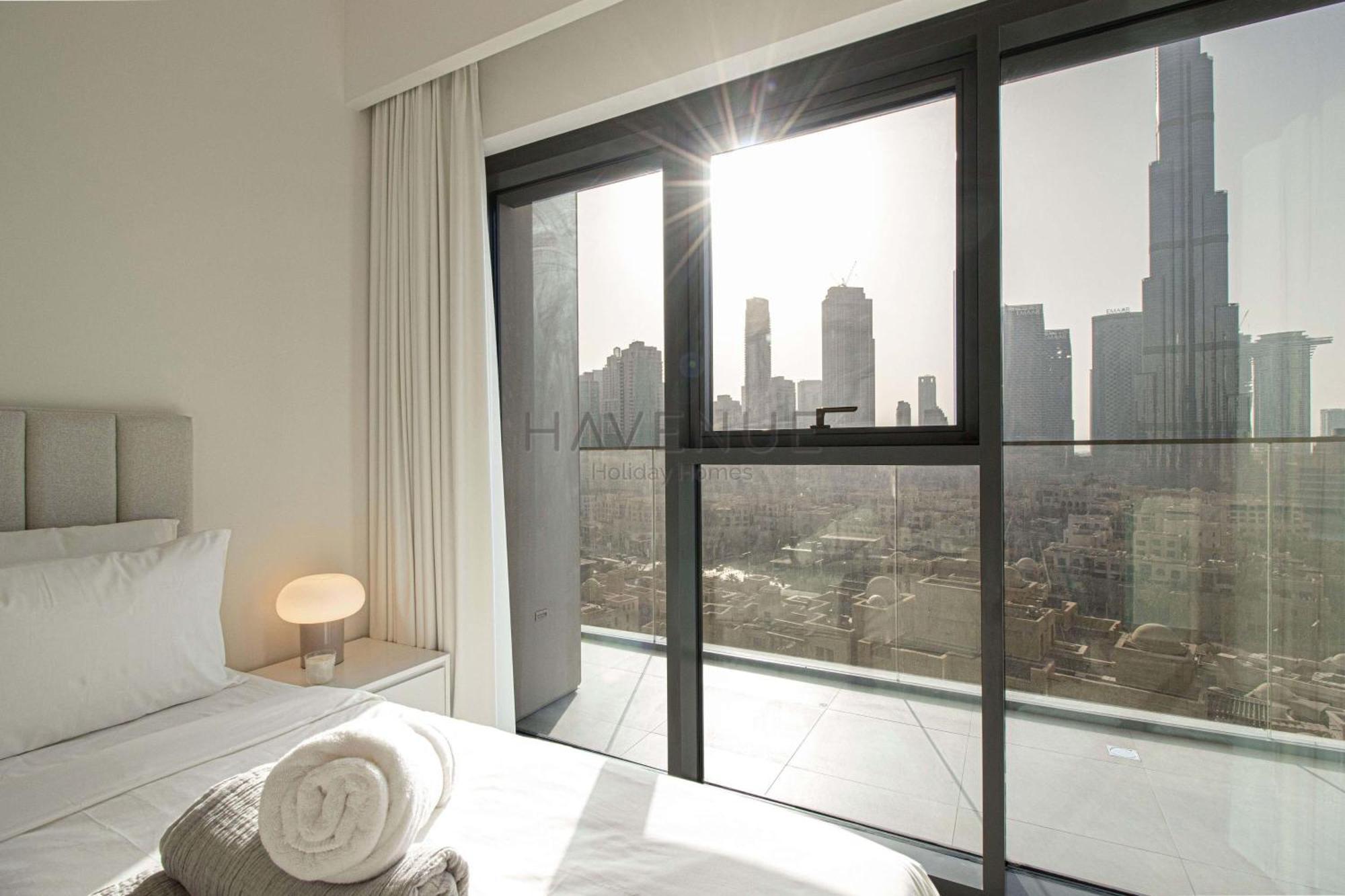 Havenue At Burj Royale - Full Burj Khalifa View - 2 Bed - Pool - Gym *