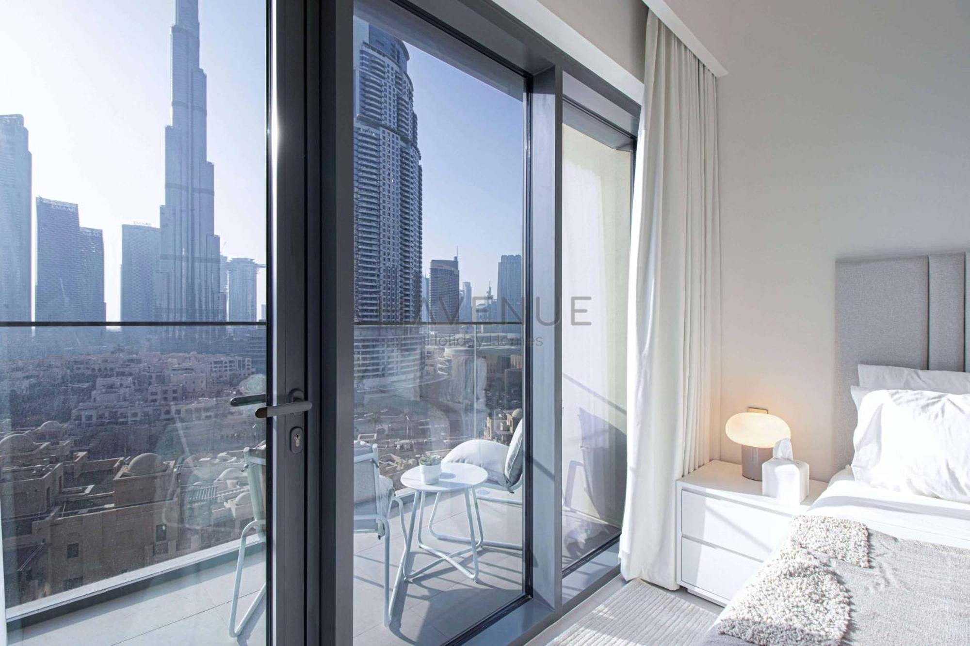 Apartment Havenue At Burj Royale - Full Burj Khalifa View - 2 Bed - Pool - Gym