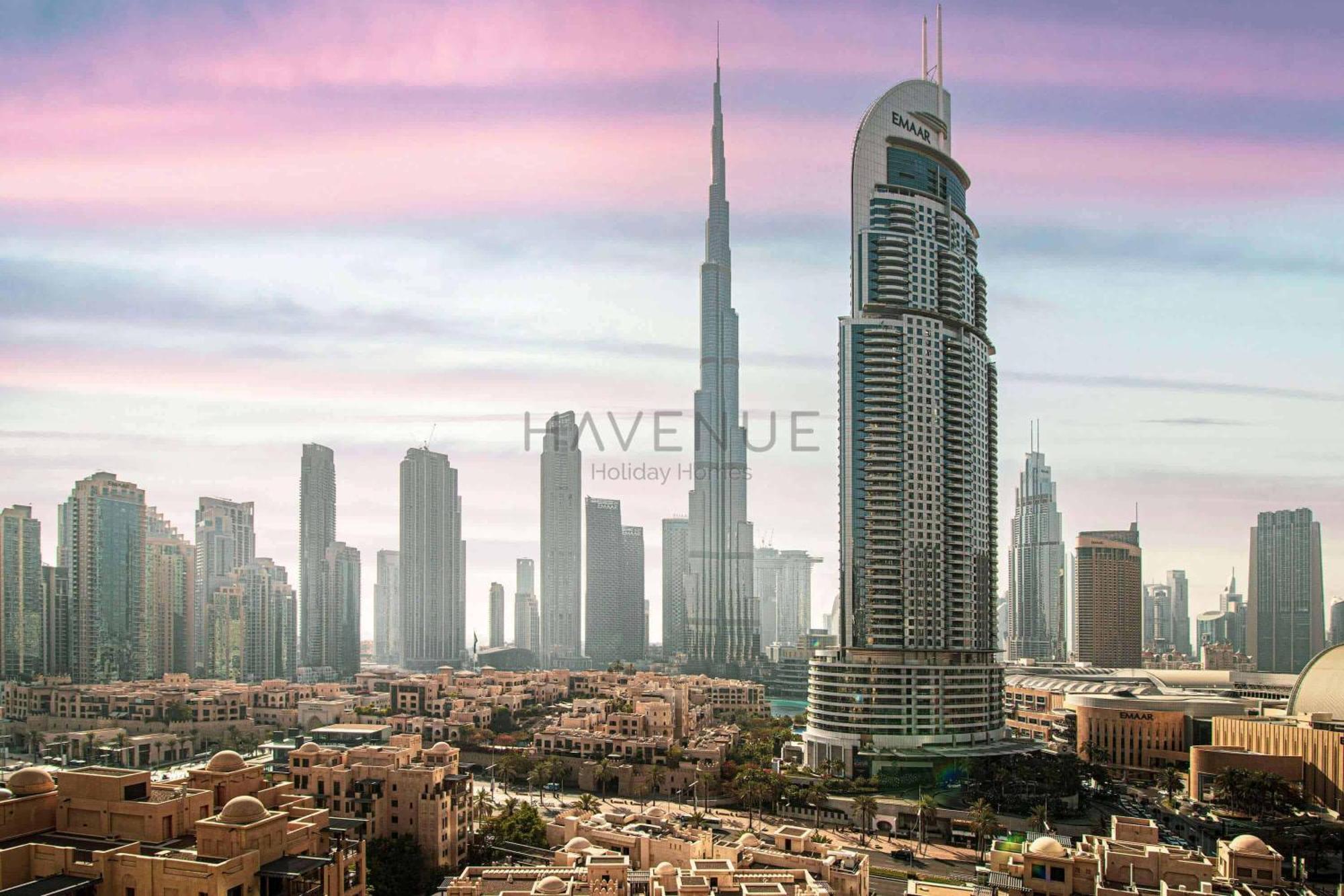 Havenue At Burj Royale - Full Burj Khalifa View - 2 Bed - Pool - Gym *