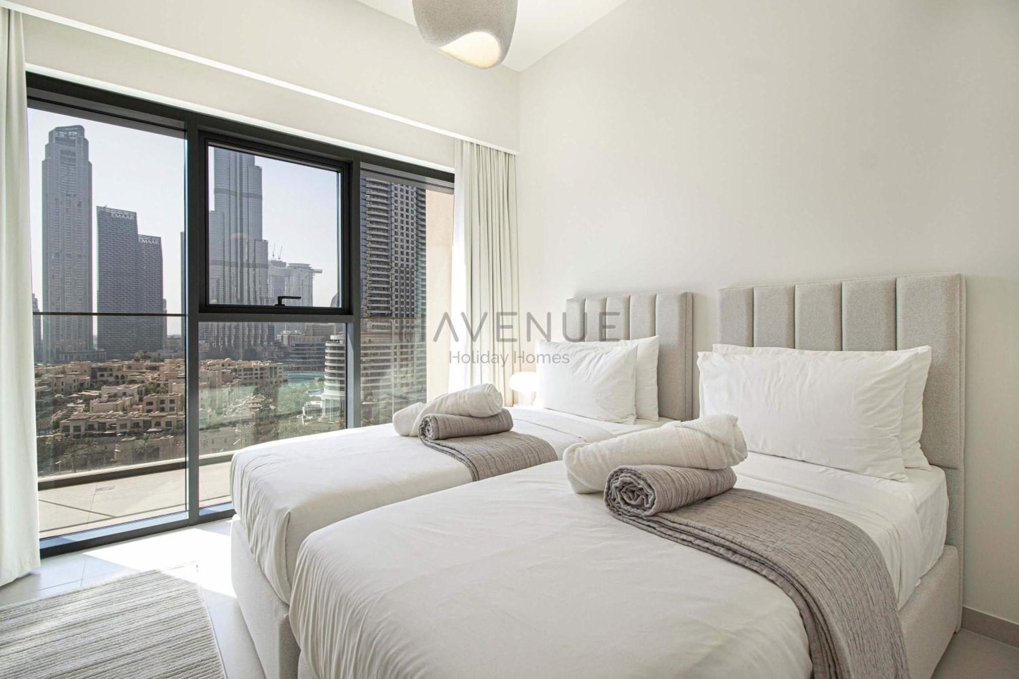 Havenue At Burj Royale - Full Burj Khalifa View - 2 Bed - Pool - Gym * Dubai