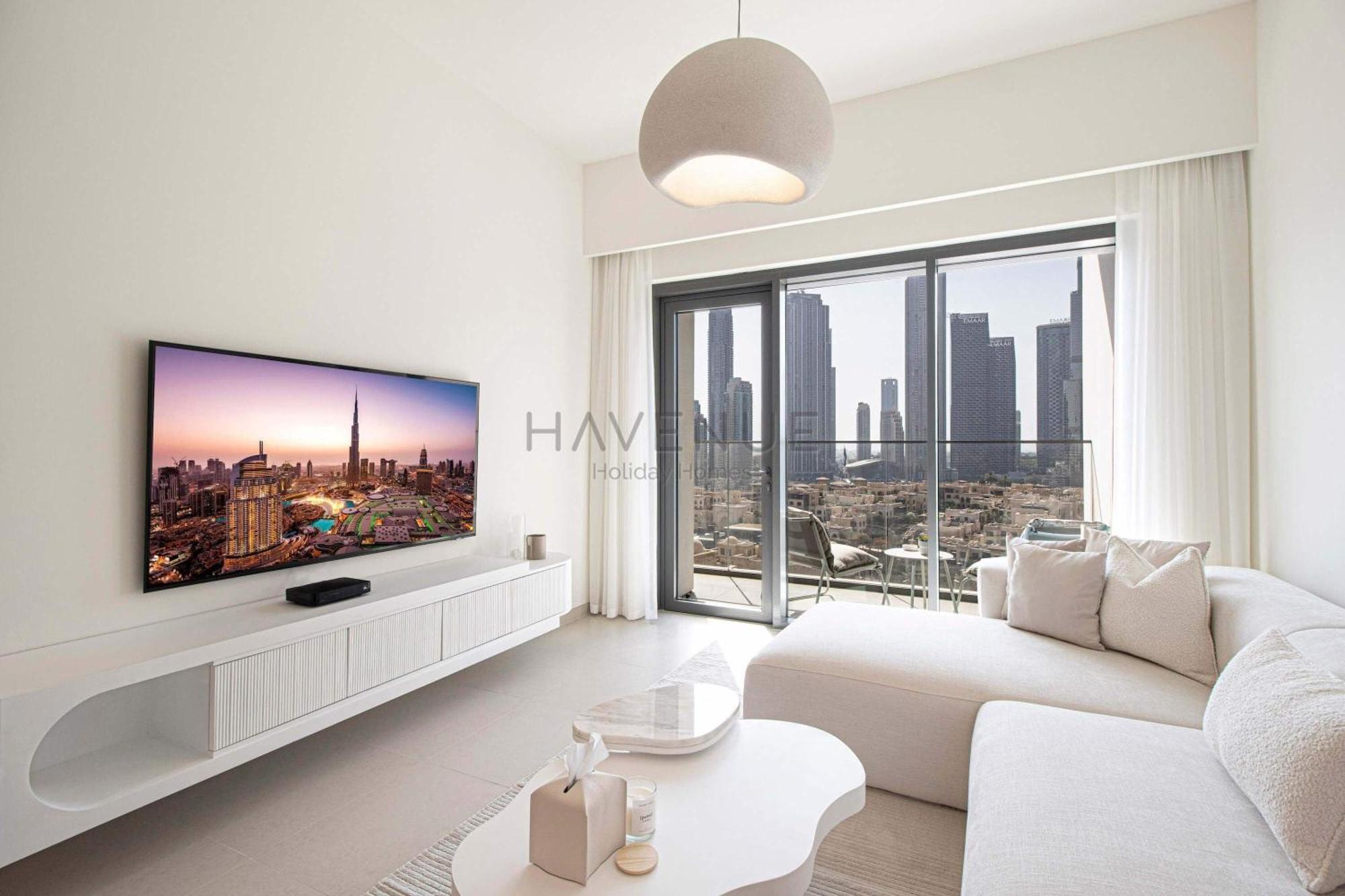 Havenue At Burj Royale - Full Burj Khalifa View - 2 Bed - Pool - Gym