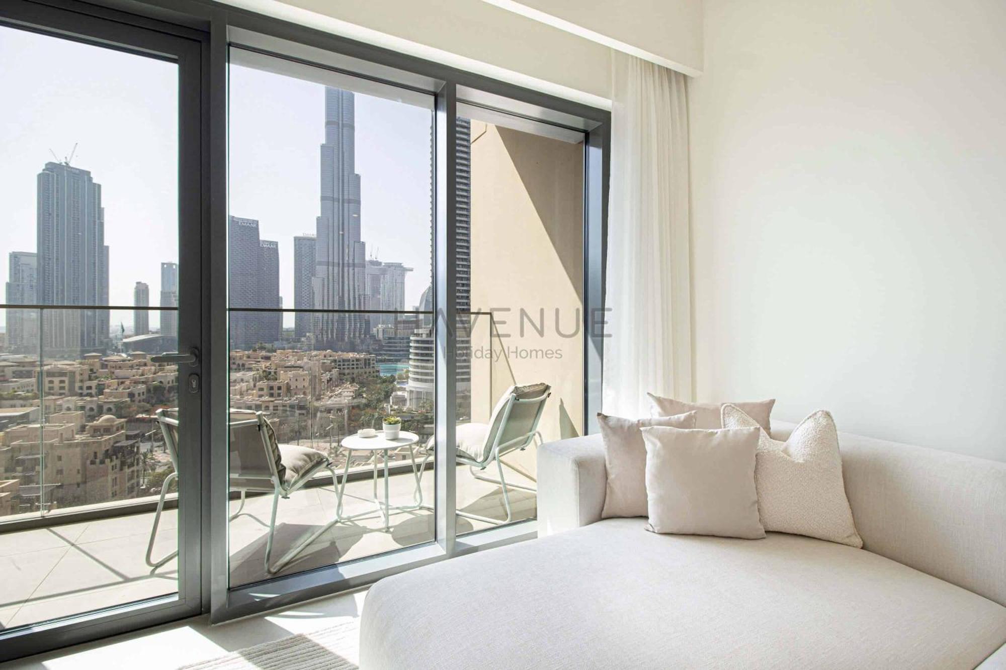 Apartment Havenue At Burj Royale - Full Burj Khalifa View - 2 Bed - Pool - Gym *