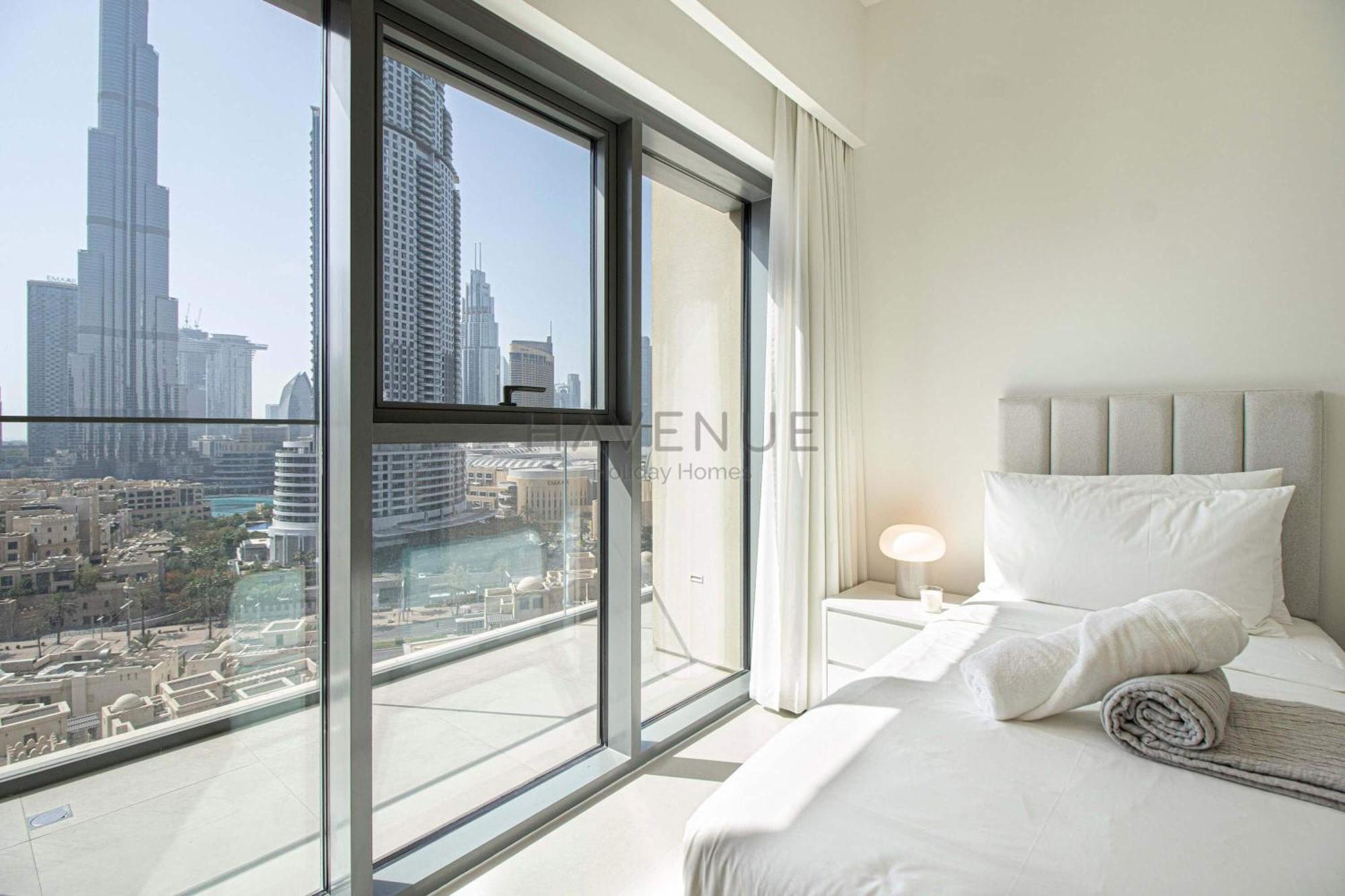 Havenue At Burj Royale - Full Burj Khalifa View - 2 Bed - Pool - Gym *