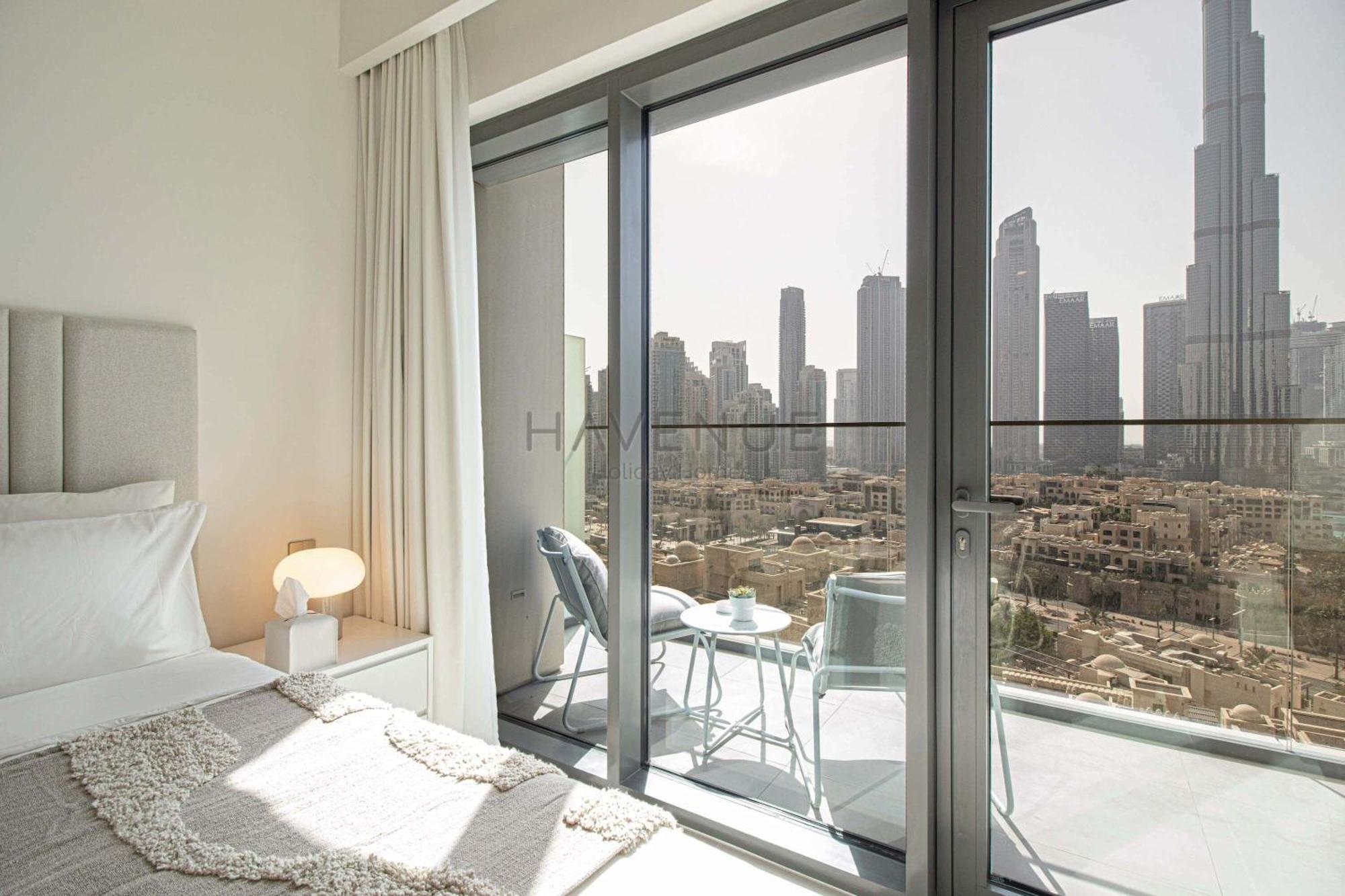 Havenue At Burj Royale - Full Burj Khalifa View - 2 Bed - Pool - Gym