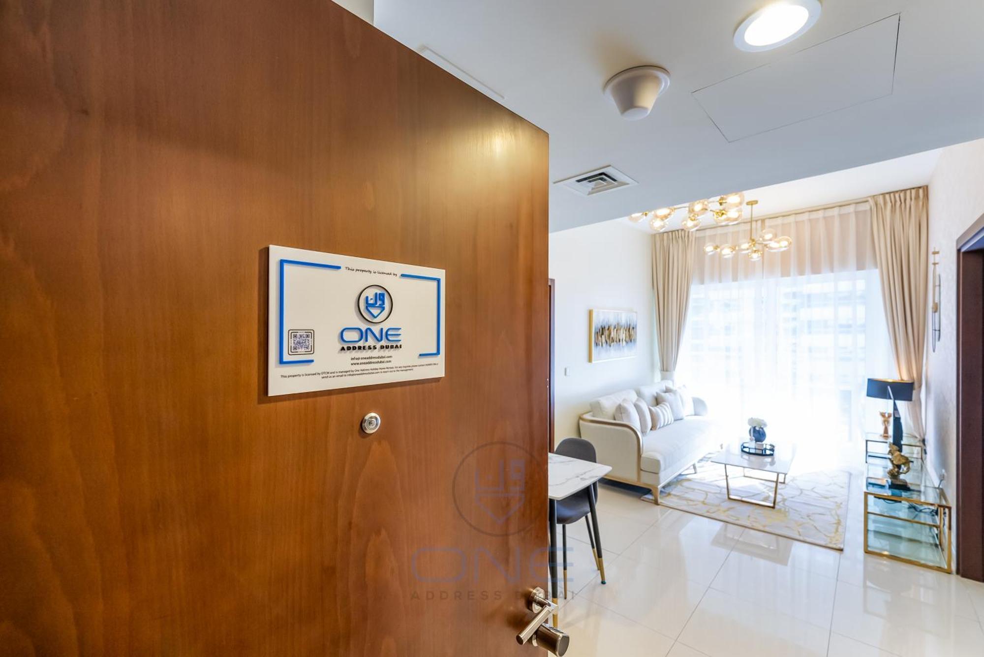 Apartment Elegant 2 Bedroom @ Near Downtown W/ Large Terrace & canal view Dubai