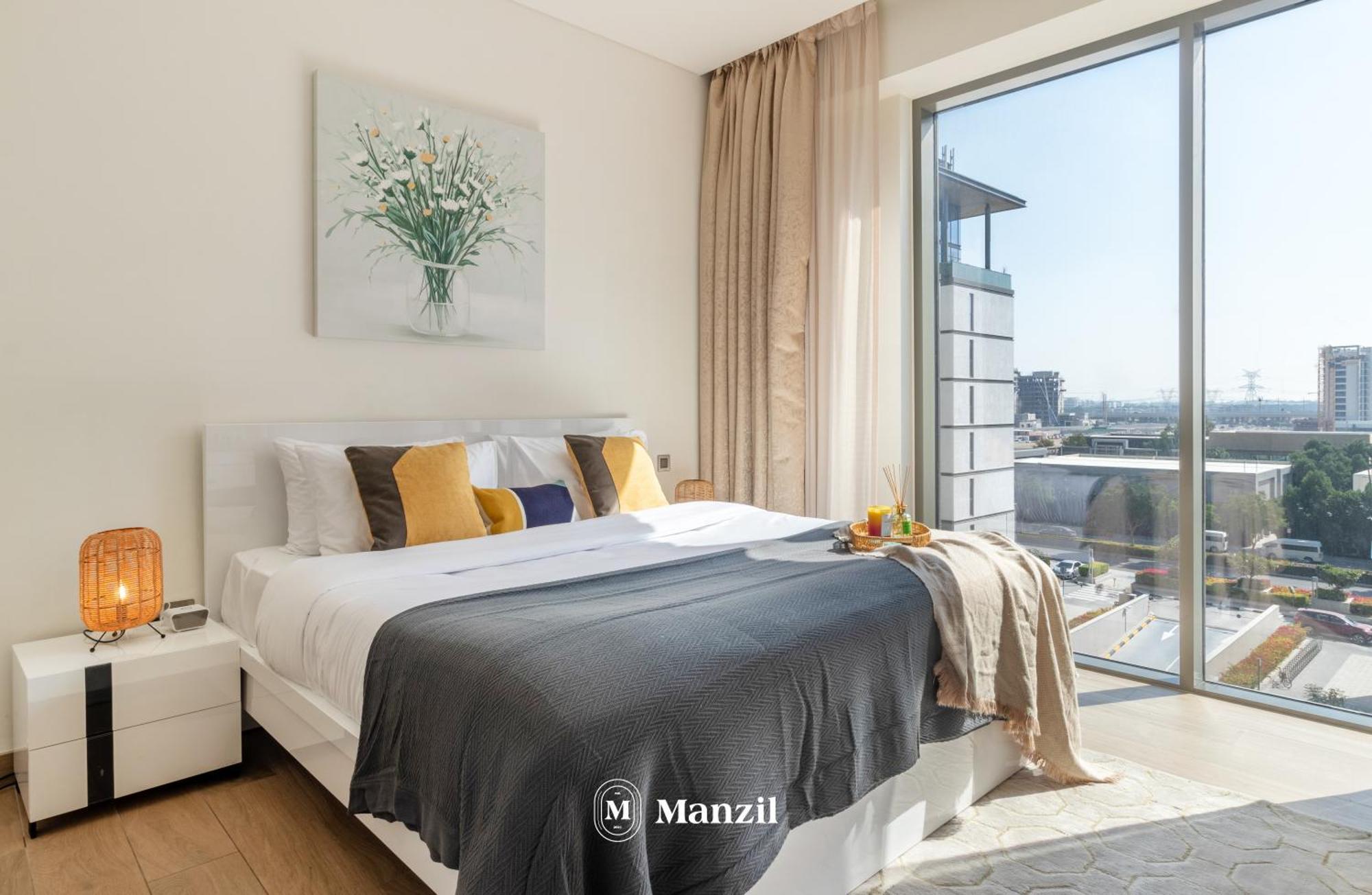 Manzil - 1br In Sobha Hartland With Pool View, Near Burj Khalifa And Mall * Dubai
