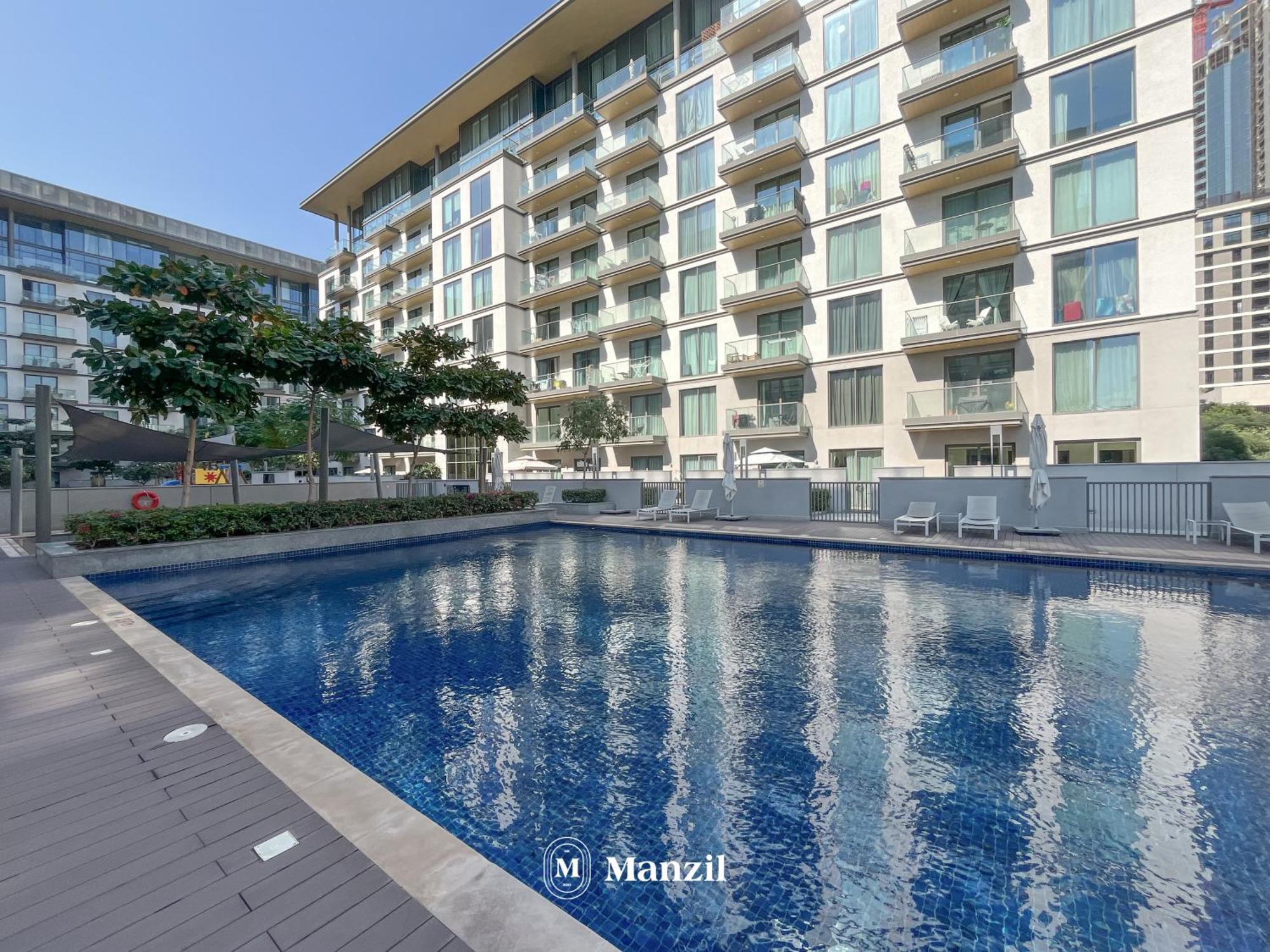 Manzil - 1br In Sobha Hartland With Pool View, Near Burj Khalifa And Mall * Dubai