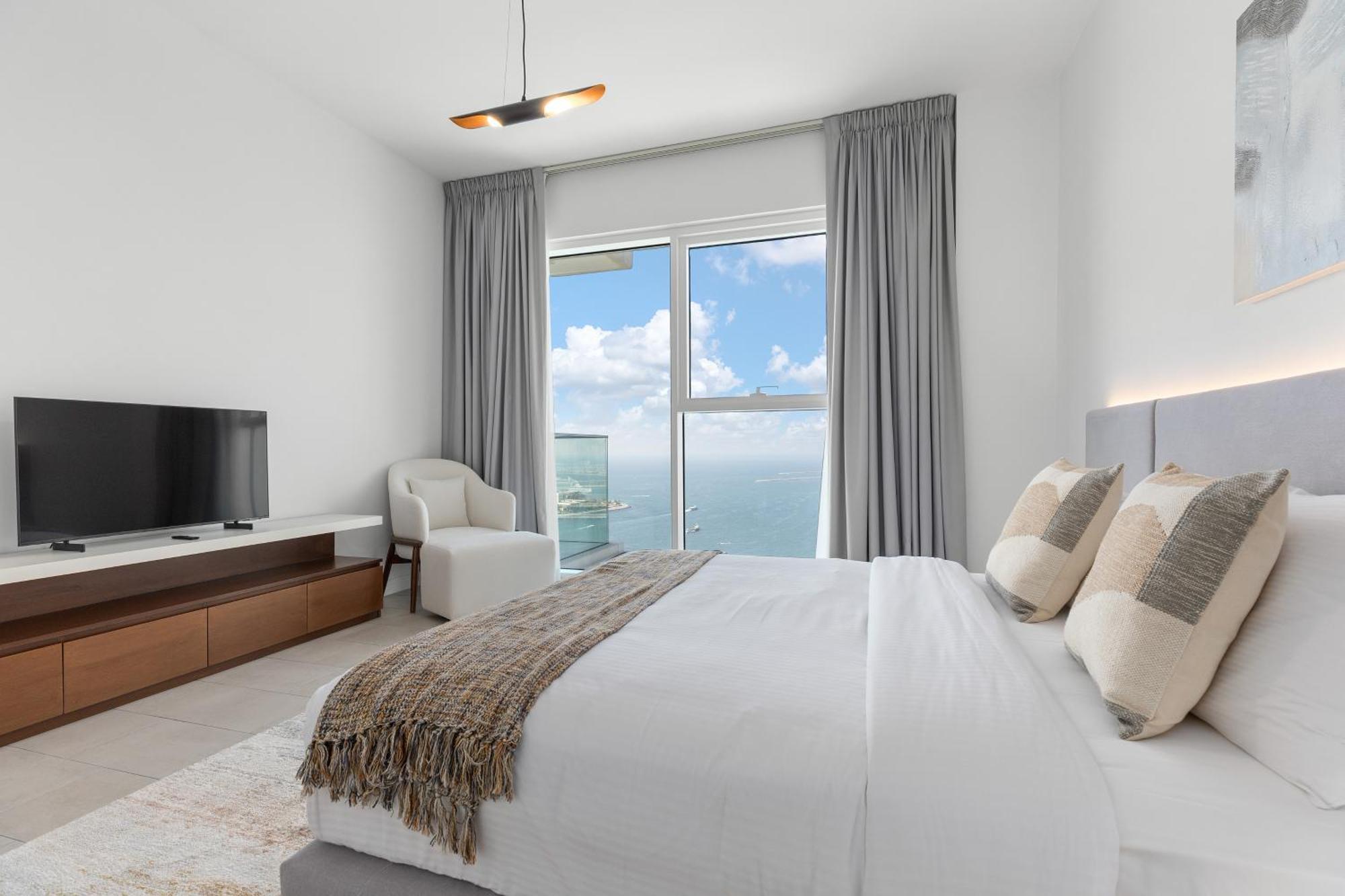 Apartment Maison Privee - Upscale W/ Open Sea And Bluewaters Vws In Jbr Dubai