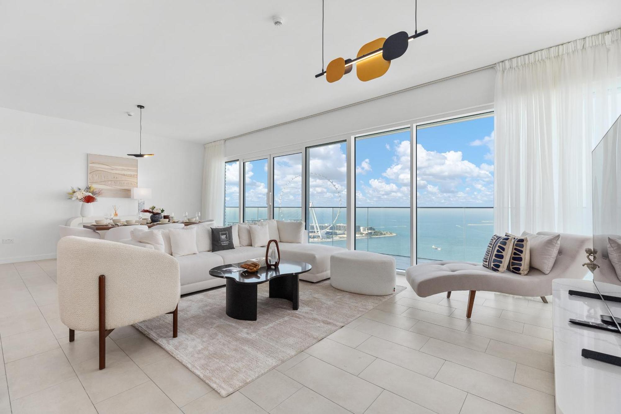 Maison Privee - Upscale W/ Open Sea And Bluewaters Vws In Jbr *