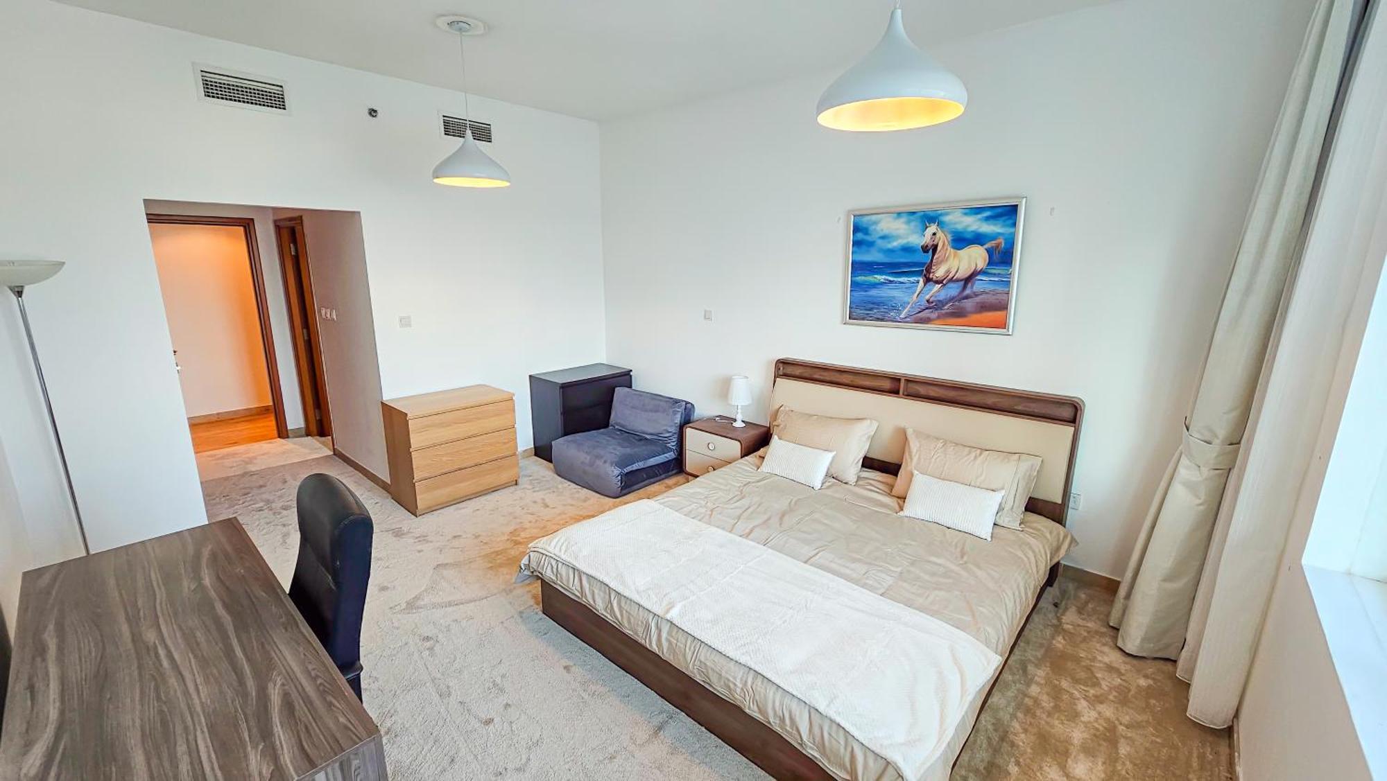Mag218 Tower, 02 Bedrooms + Halll + Maids With Full Panoramic View In Marsa * Dubai