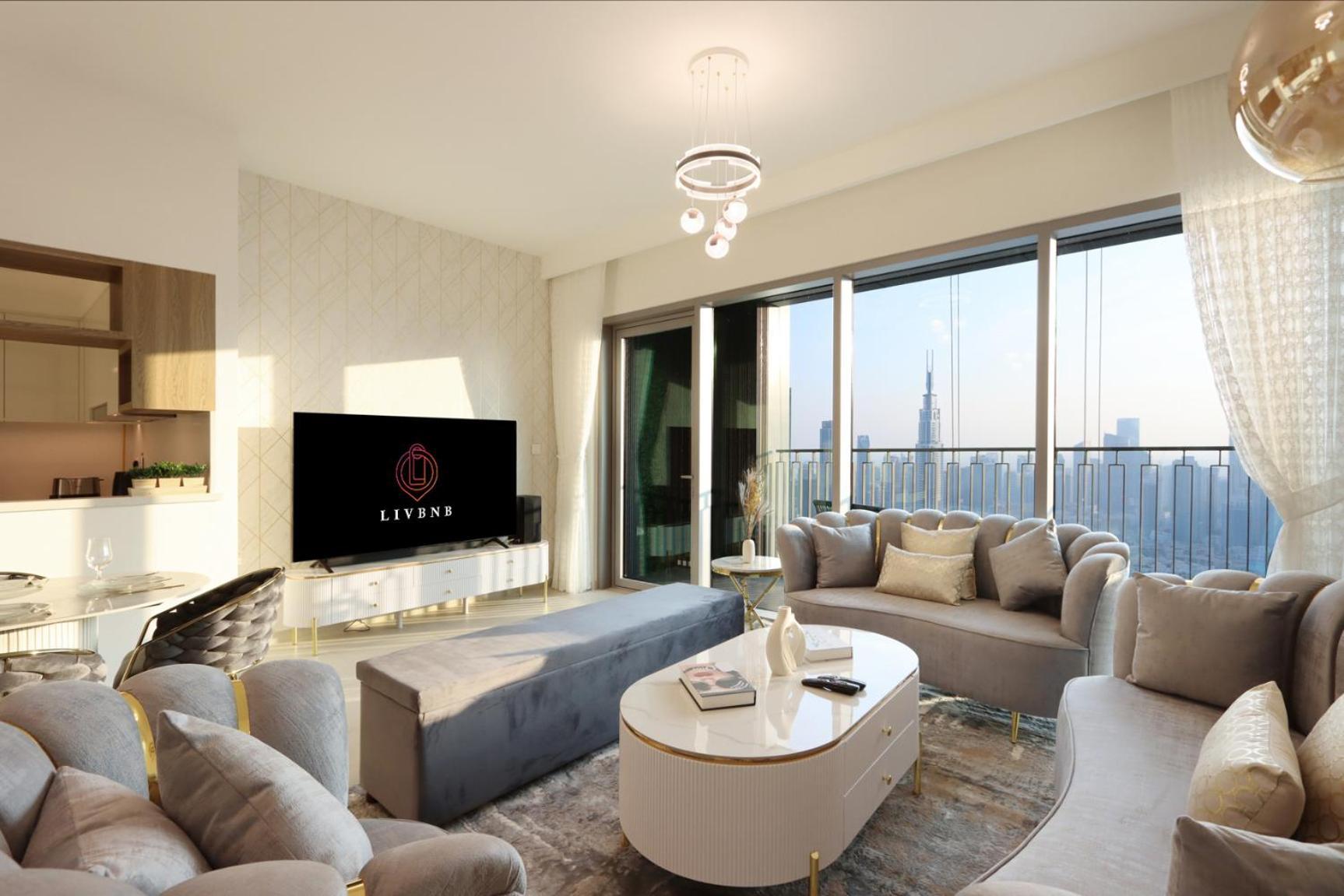 Livbnb - Elegant 3+1 W/ Burj View, Near Mall *