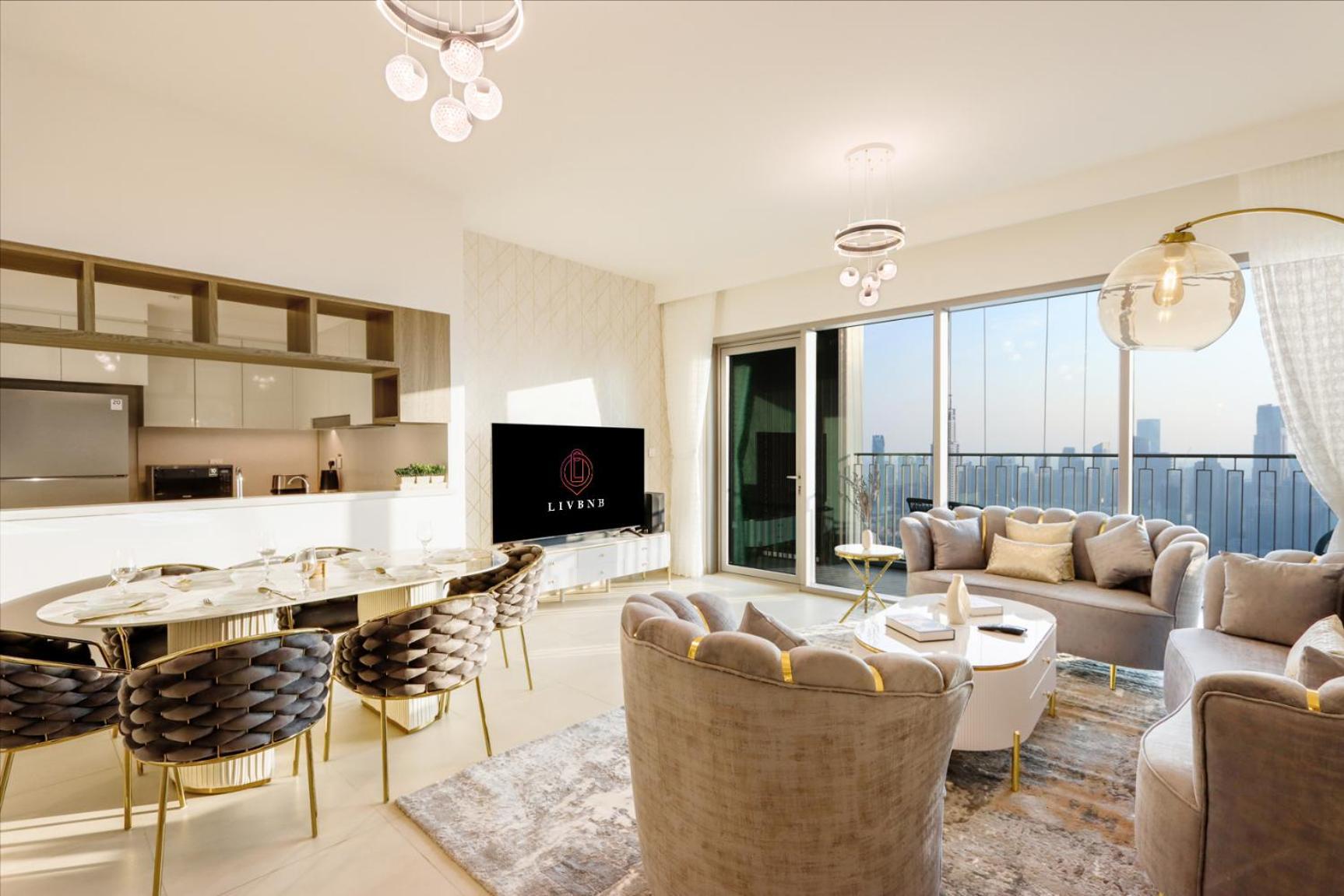 Livbnb - Elegant 3+1 W/ Burj View, Near Mall Apartment *
