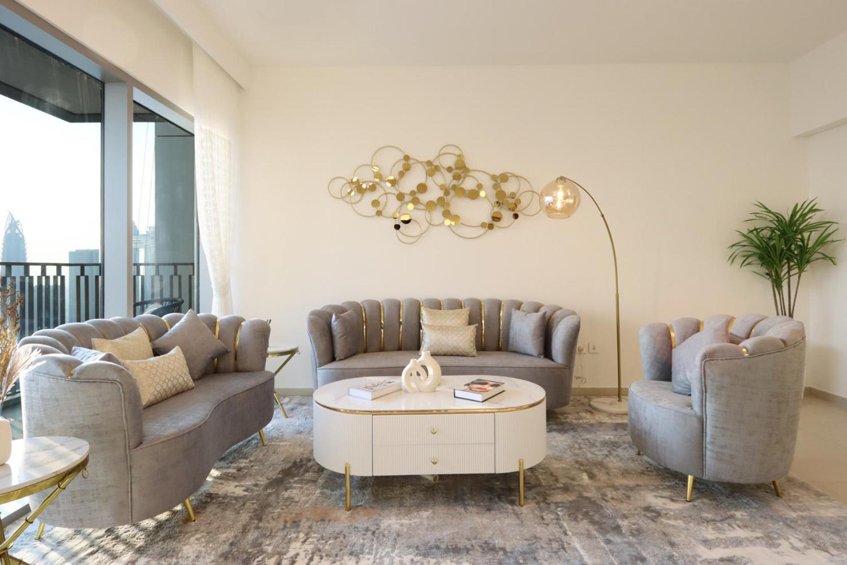 Apartment Livbnb - Elegant 3+1 W/ Burj View, Near Mall Dubai