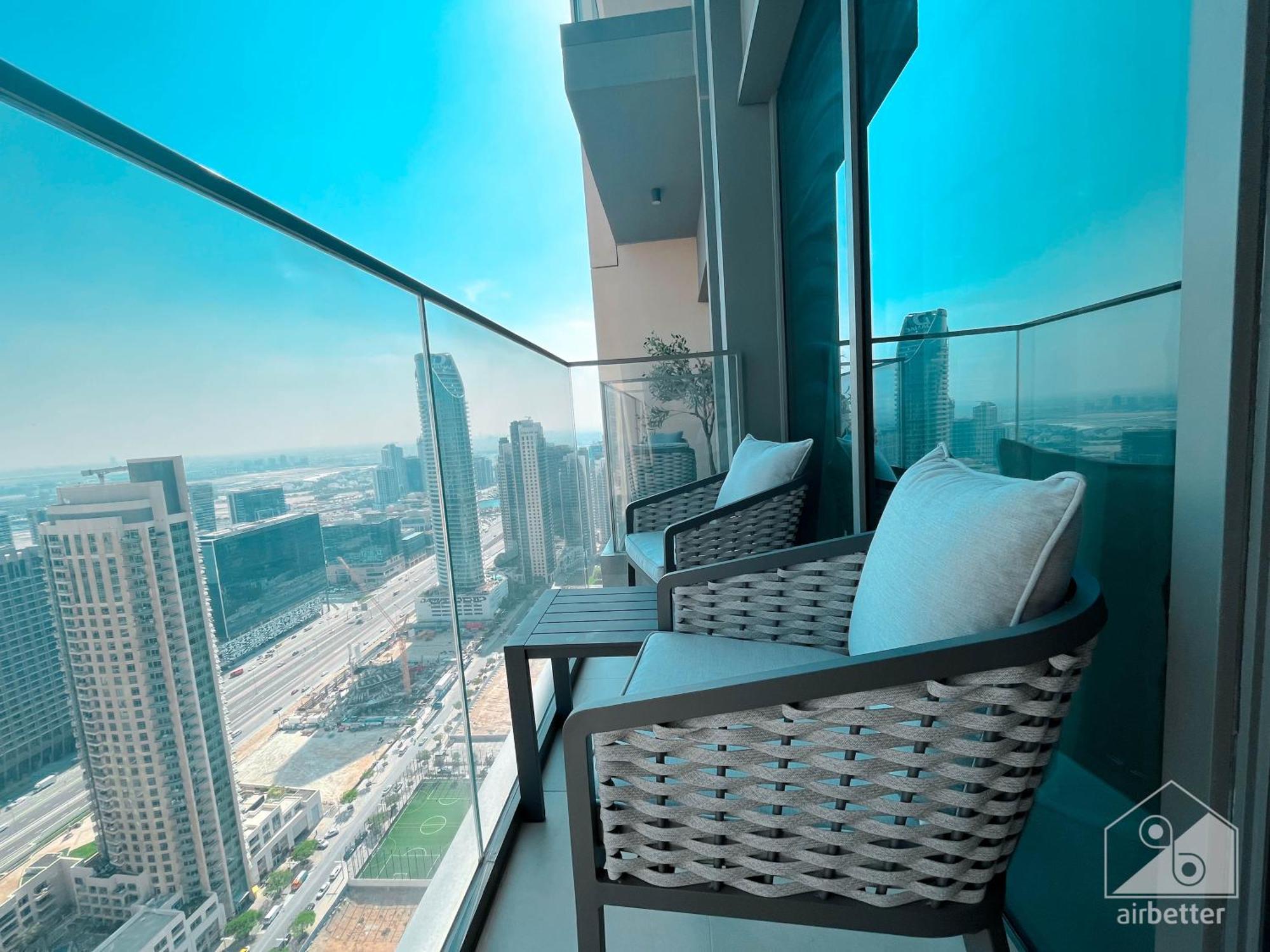 Apartment Burj Royale Luxury 1b Balcony & View Downtown