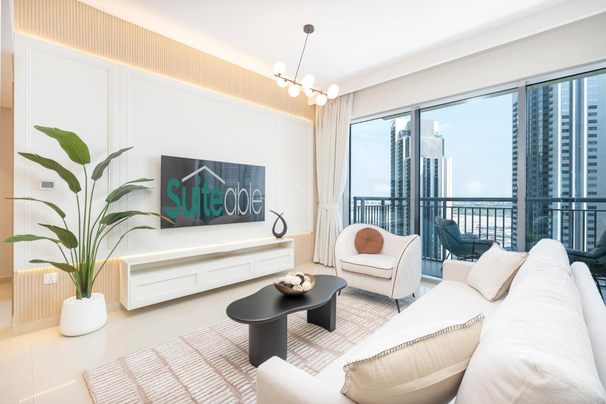 Apartment Elegant In Creek Harbour Dubai
