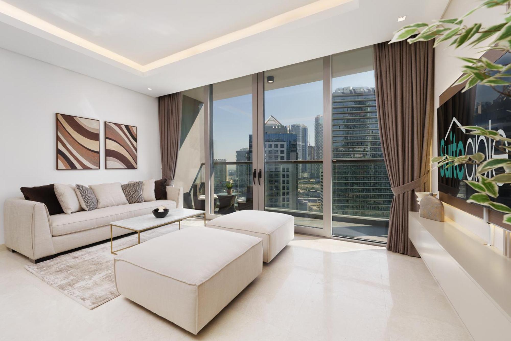 Business Bay Exquisite Living Experience-suiteable Apartment