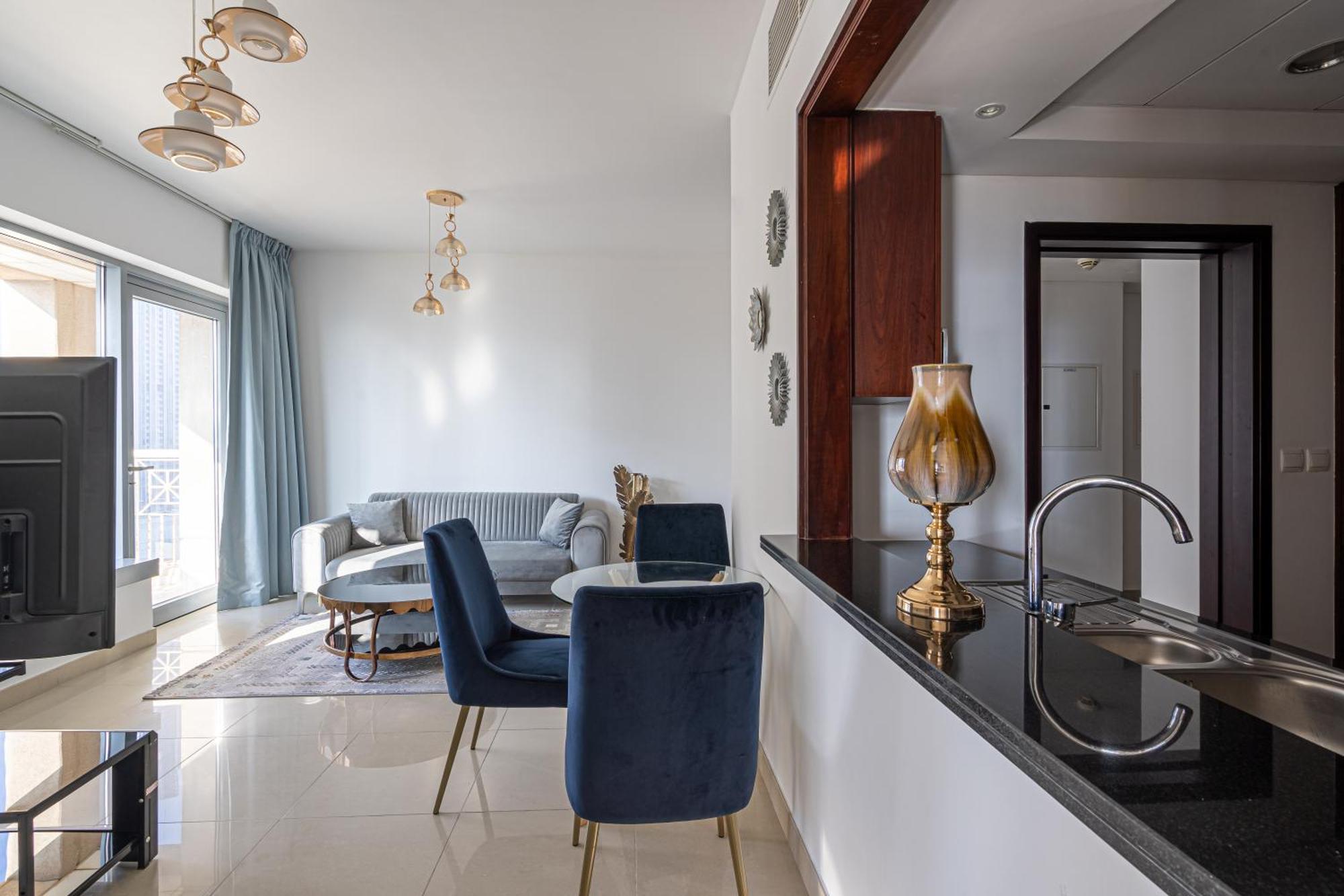 Bellavista - High Floor - 1br - 29 Boulevard - Full Burj Khalifa & Fountain View Dubai