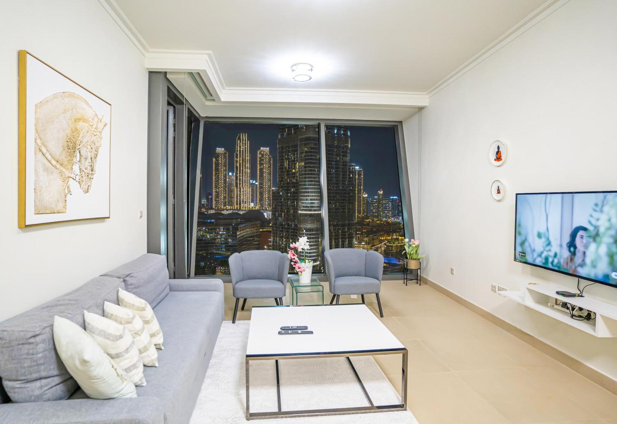 Vacay Lettings - Stunning Burj Khalifa Fountain View Near Mall Apartment Dubai